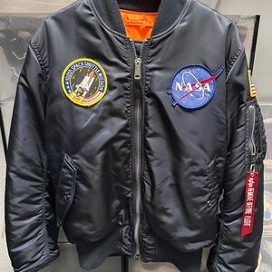 Kids Bomber Jacket - Black